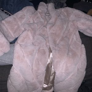 Calvin Klein fur jacket